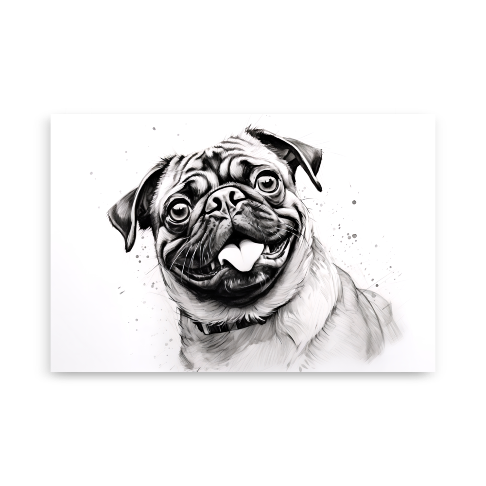 Poster "Mops" Variante 2