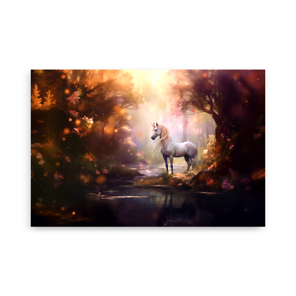 Poster "Einhorn" Variante 1