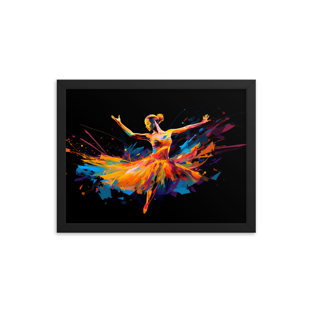 Gerahmtes Poster "Tanzvibration"