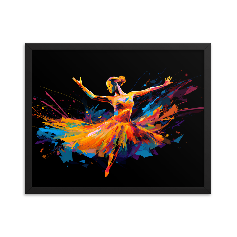 Gerahmtes Poster "Tanzvibration"