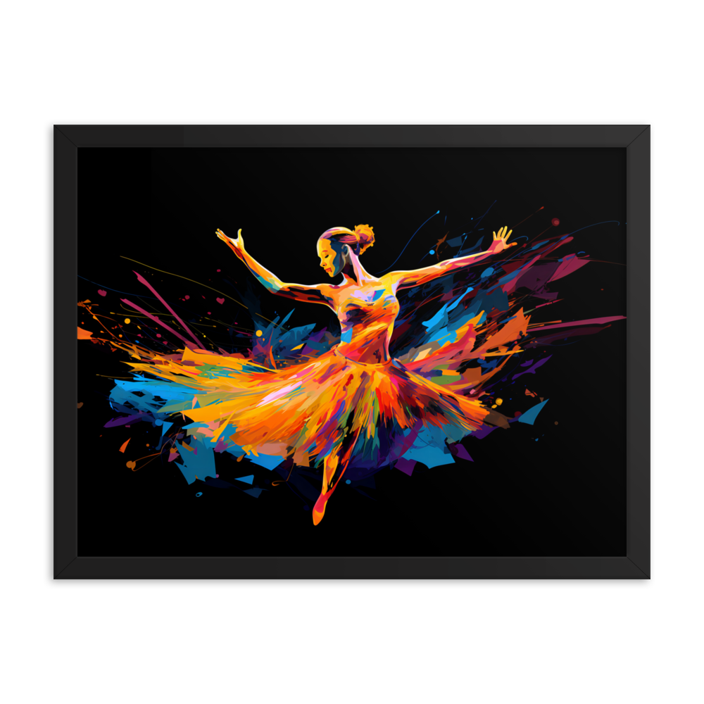 Gerahmtes Poster "Tanzvibration"