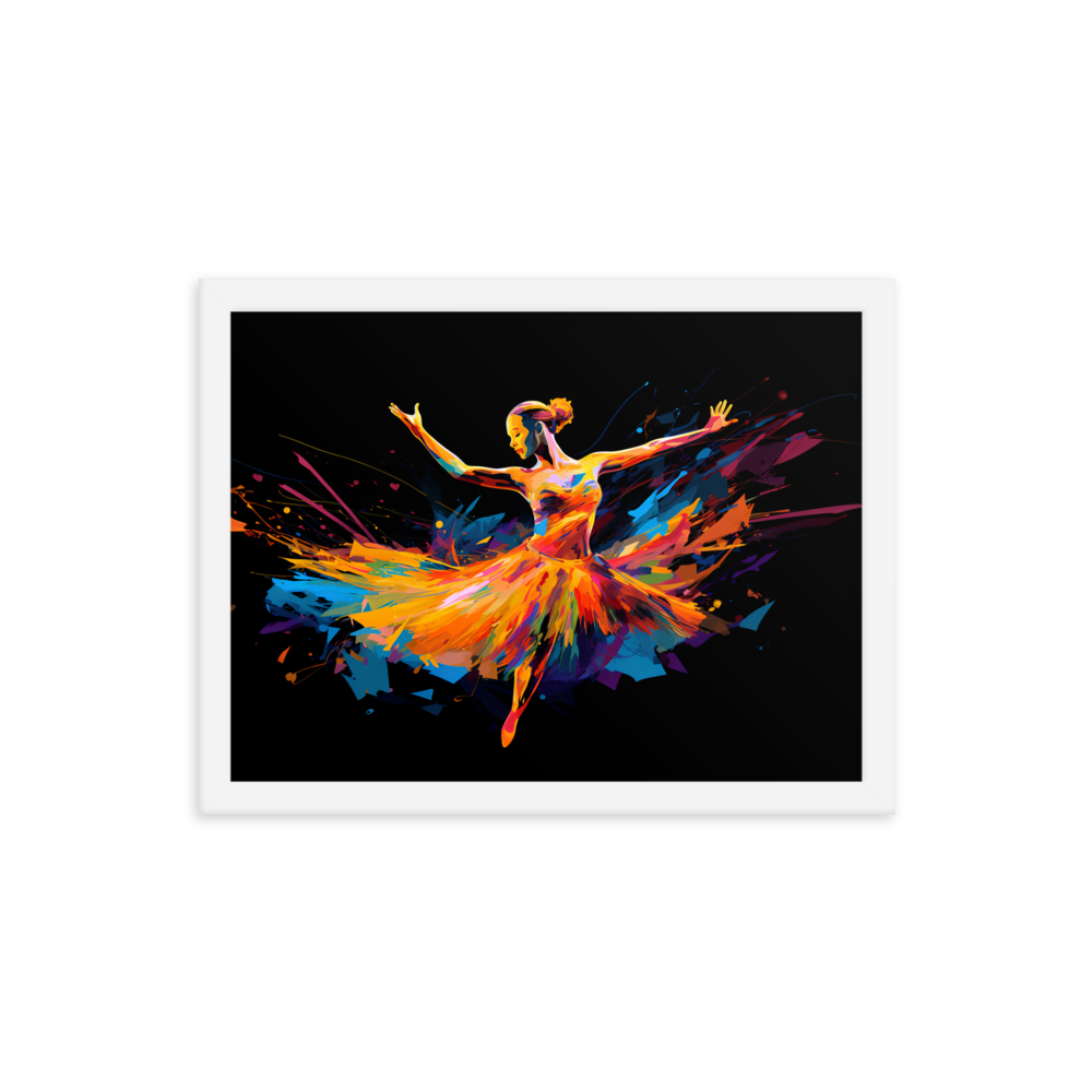 Gerahmtes Poster "Tanzvibration"