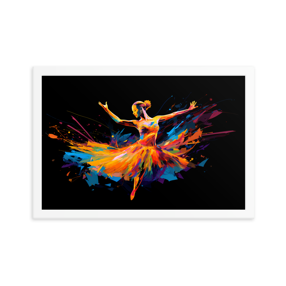 Gerahmtes Poster "Tanzvibration"