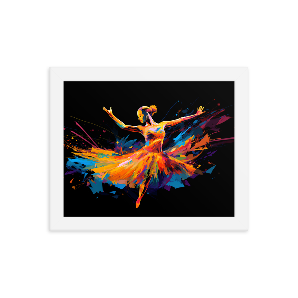 Gerahmtes Poster "Tanzvibration"