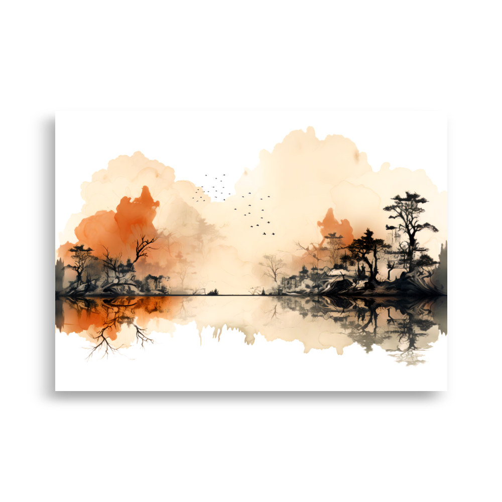 Poster "Tinte Abendrot