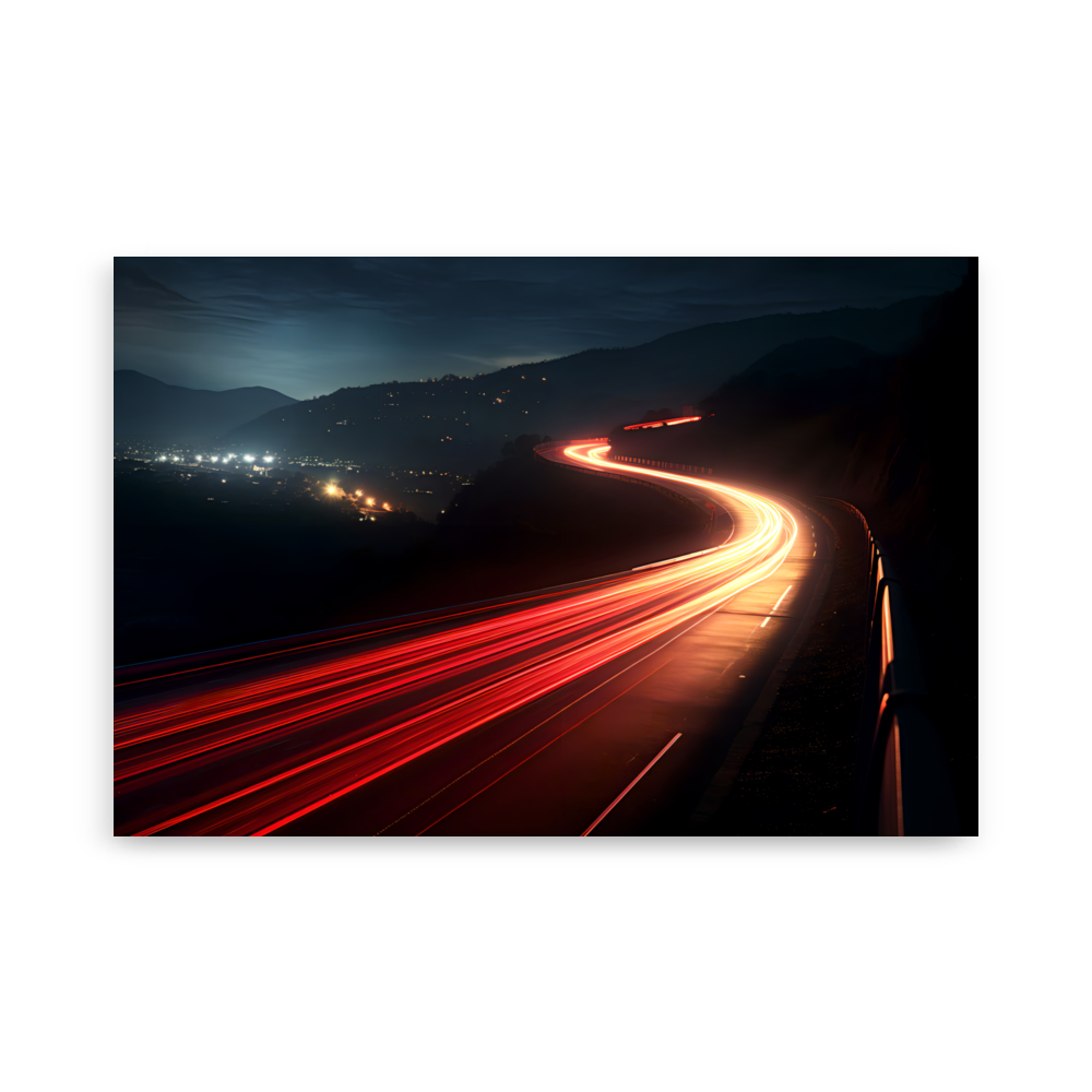 Poster "Straßenleuchten"