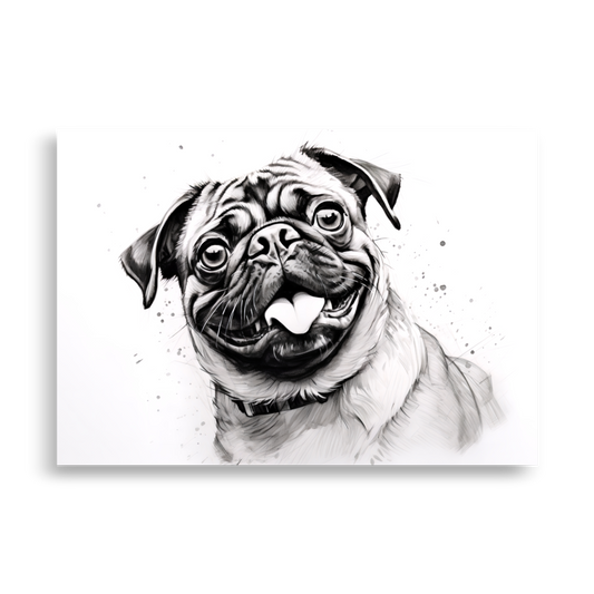 Poster "Mops" Variante 2