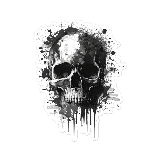 Blasenfreier Sticker "Ink Skull" Variante 1